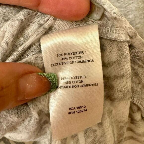 Lole Chevron Cowl Neck Performance Lightweight Long Sleeve Gray Shirt M - Picture 6 of 10